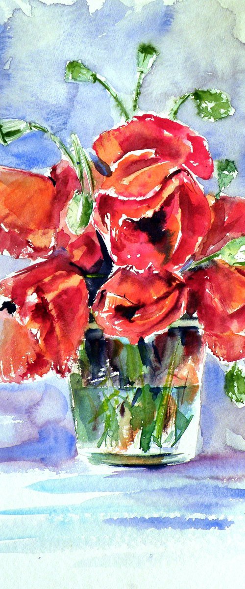 Bouquet of poppies by Kovács Anna Brigitta