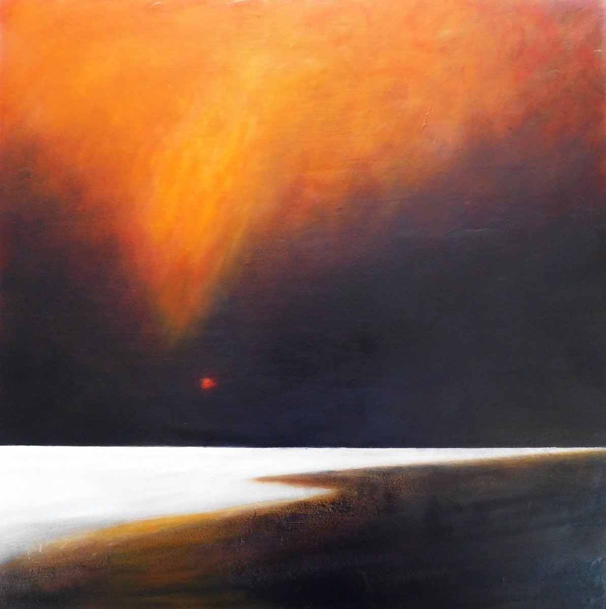 Darkness Comes By Colin Robson, 30 X 30, Artwork For Sale On Artfinder