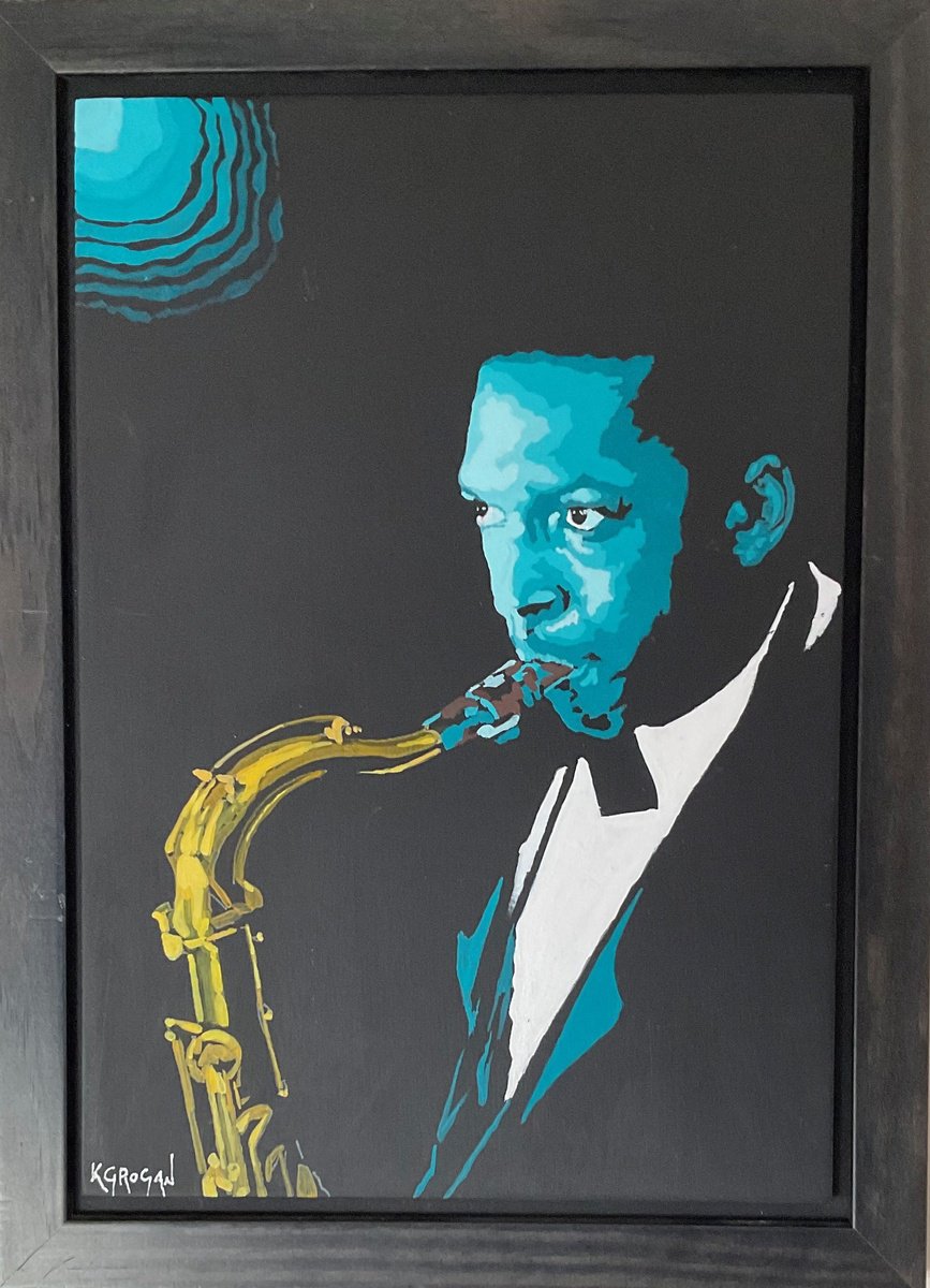 John Coltrane by Kenny Grogan