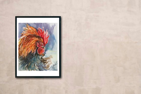 Bright rooster