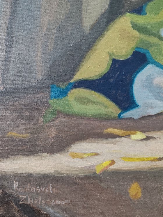 Composition with flowers