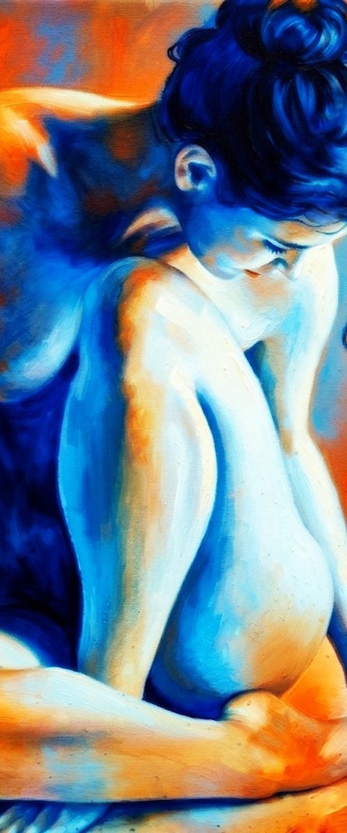 "The Quiet Burn" - Female Nude by Helena Wierzbicki