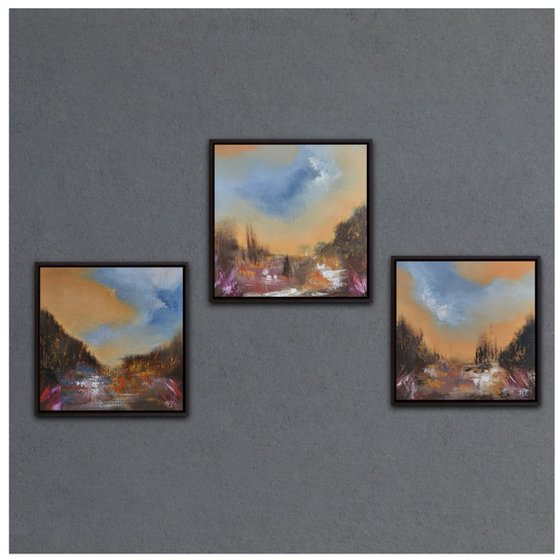 Golden haze I, II, III