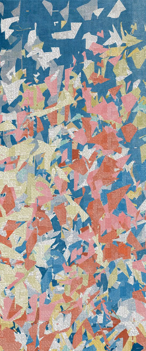 News of News 127 x 127cm by George Hall