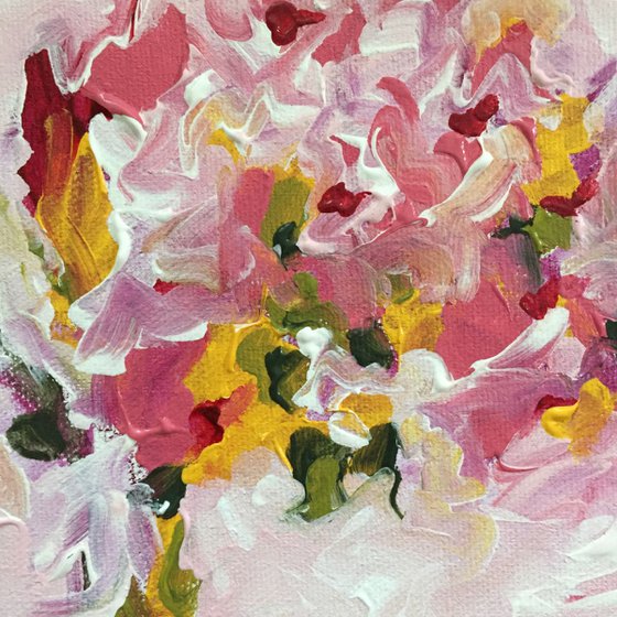Floral Abstraction 5.24 - Acrylic on Canvas