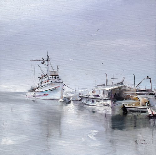 The Quiet Dock by Bozhena Fuchs