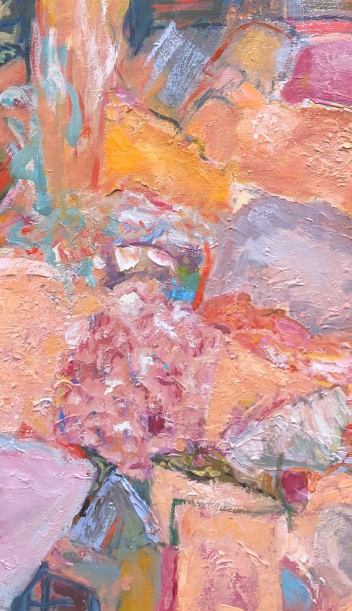 Hydrangea Garden Abstract by Maureen Finck