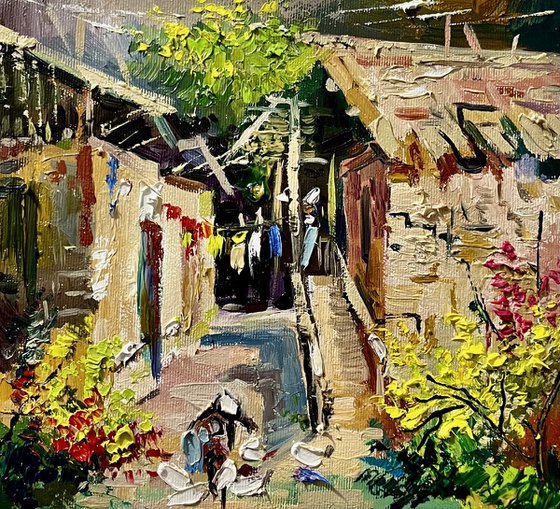 Sunny Rural Yard