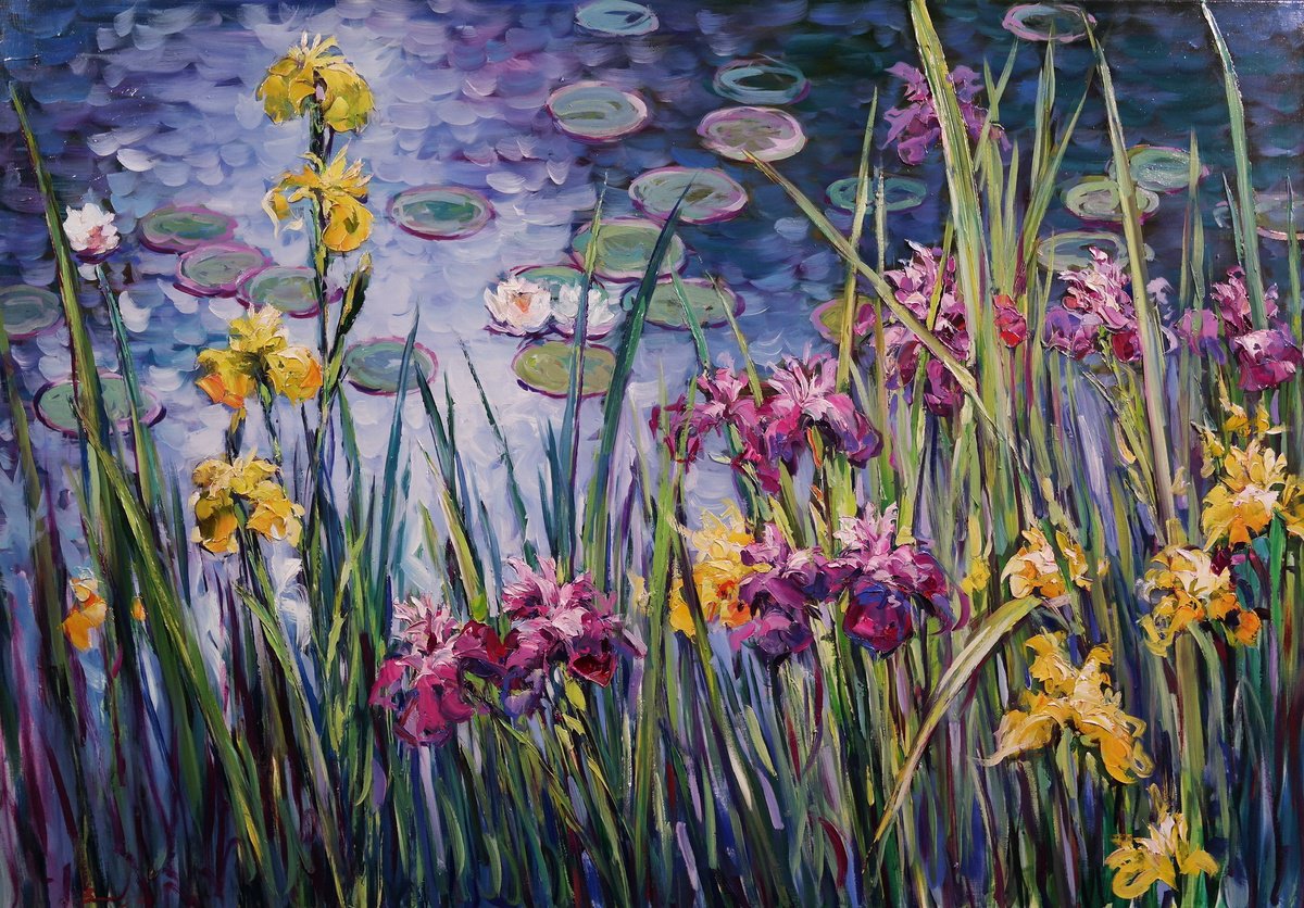 Irises by Gennady Vylusk