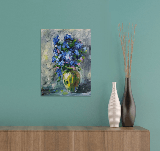 "Cloudy Day Sunshine" - Flowers - Still Life