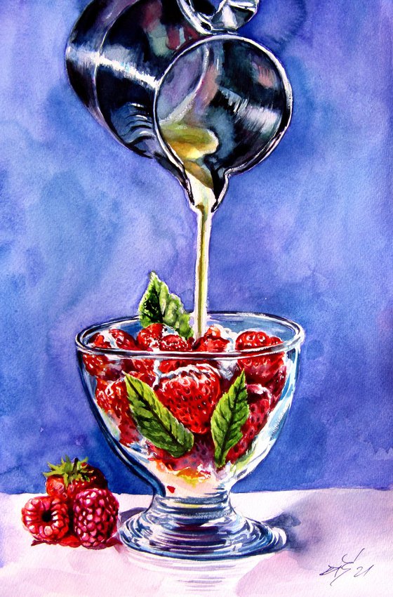 Strawberries and cream