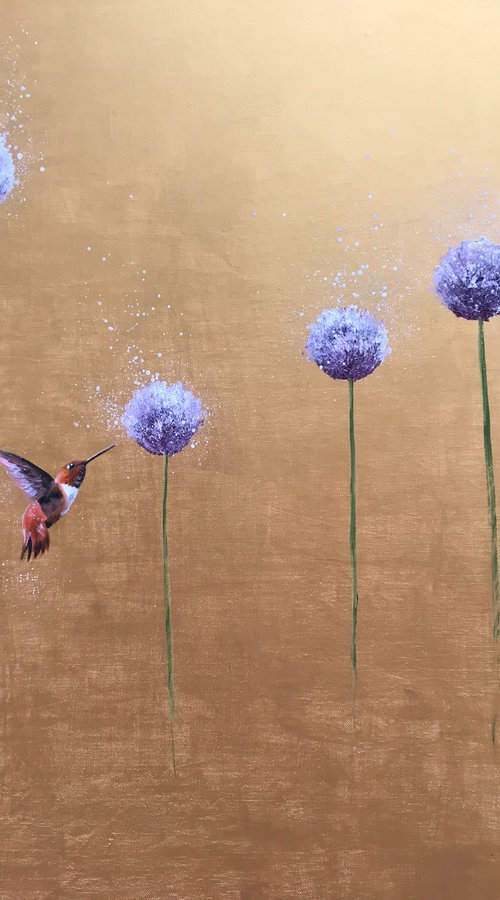 La Vie Est Belle ~ on Gold III by Laure Bury