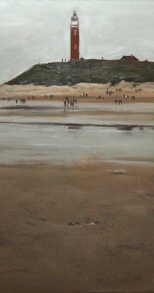 The lighthouse on Texel by Yuanyuan Liu