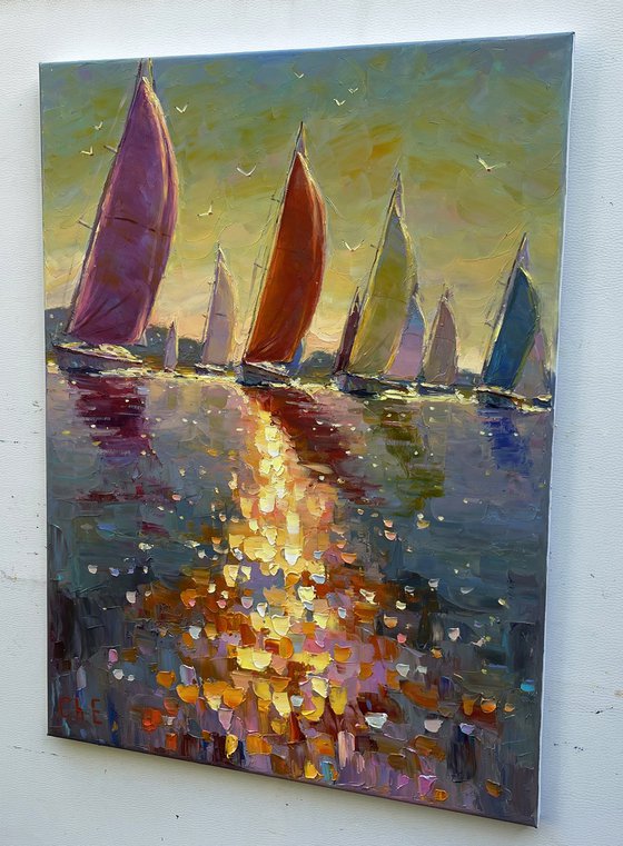 "Sailing regatta"