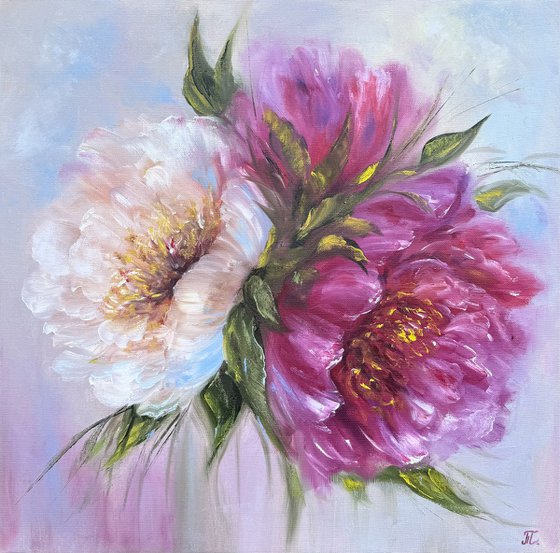 Magic peonies series - With Love