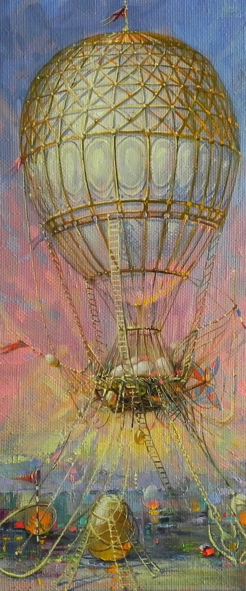"Amazing miracle" Original painting Oil on canvas Home decor by Yurii Novikov