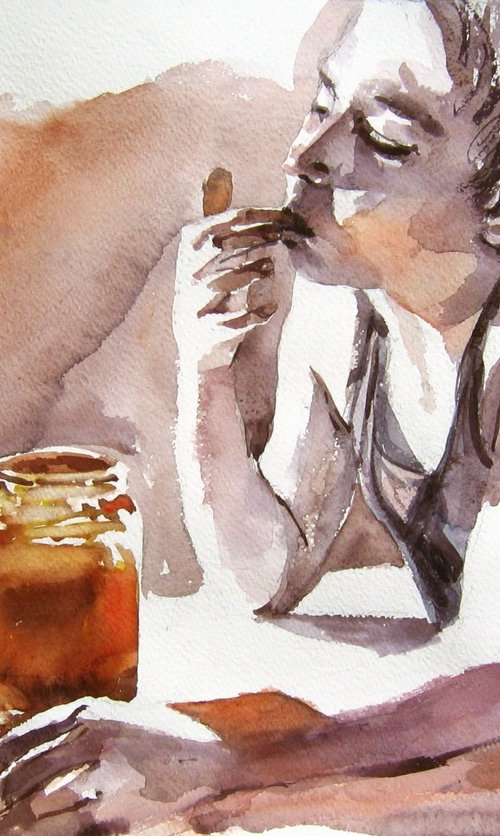 How do bees make it? by Goran Žigolić Watercolors