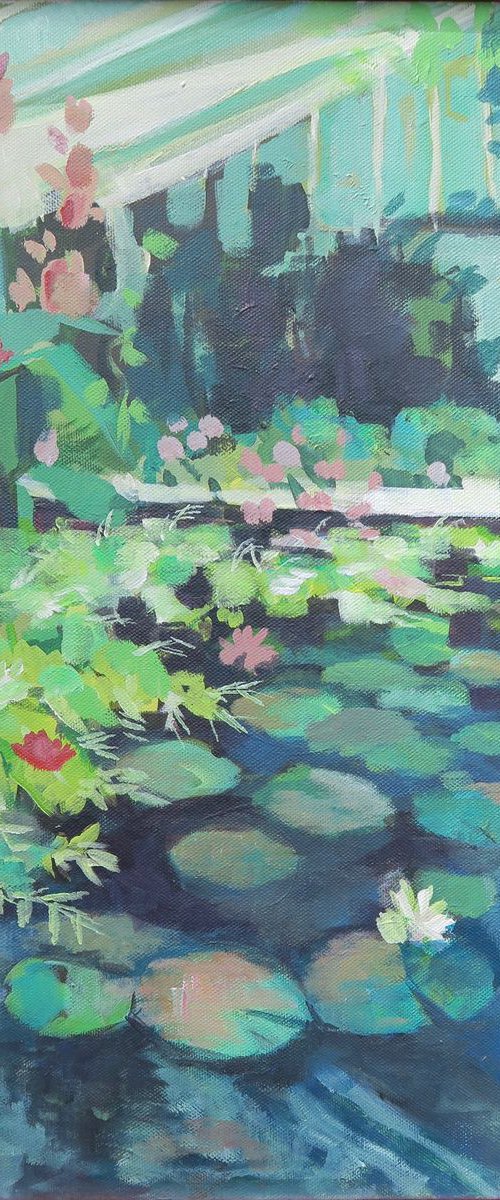 Kew Gardens Waterlilly House by Annie Meier