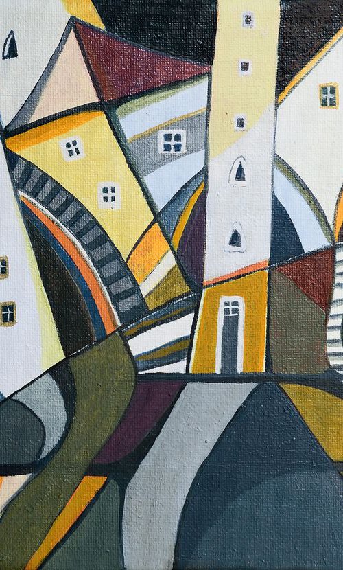 Suburban neighborhood by Aniko Hencz