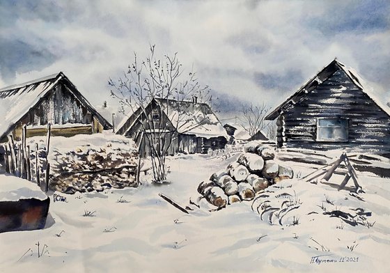 Ready for winter, Russian winter