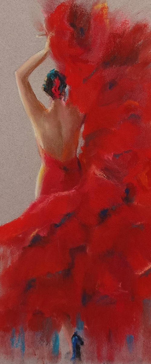 Flamenco Dancer 22-1 by Susana Z. Harris