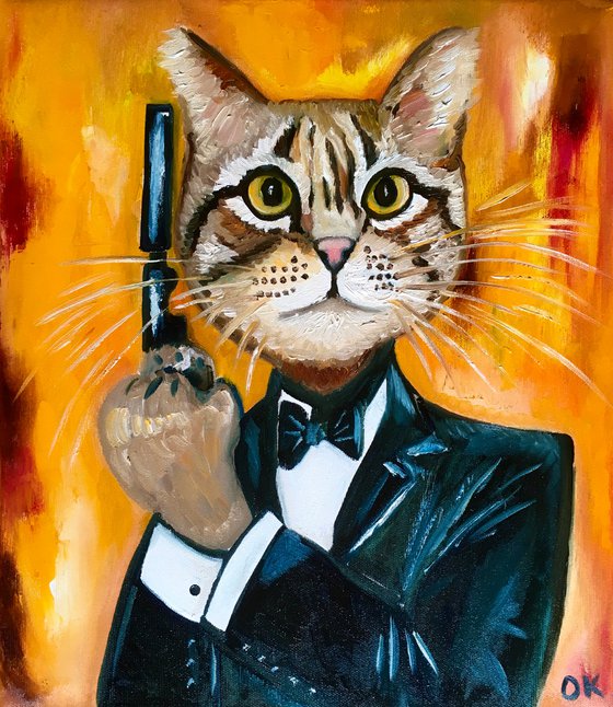 Troy The Cat  James Bond 007