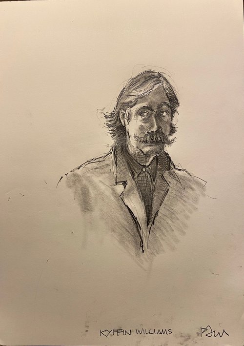 Kyffin Williams, self portrait…. by Paul Mitchell