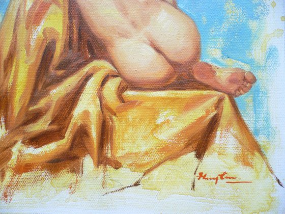 Oil painting art male nude  #16-10-5-02