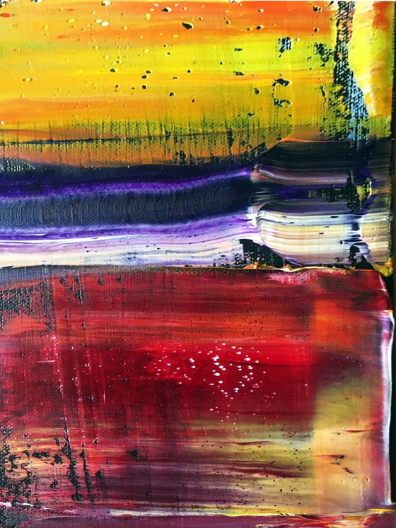 "Liberation" - Original Large PMS Oil Painting On Canvas - 48 x 24 inches