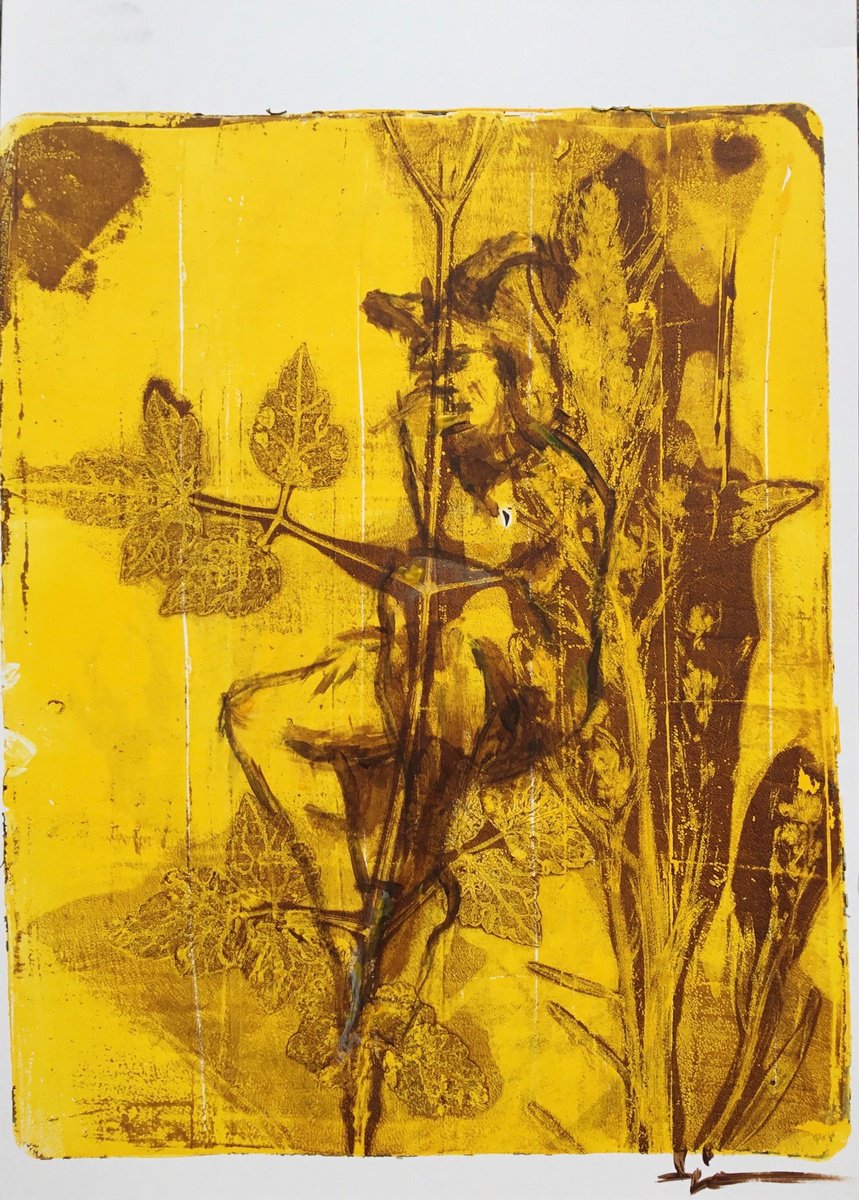 Appearance Of A Faun By Dominique Deve, 8 X 11, Artwork For Sale On Artfinder