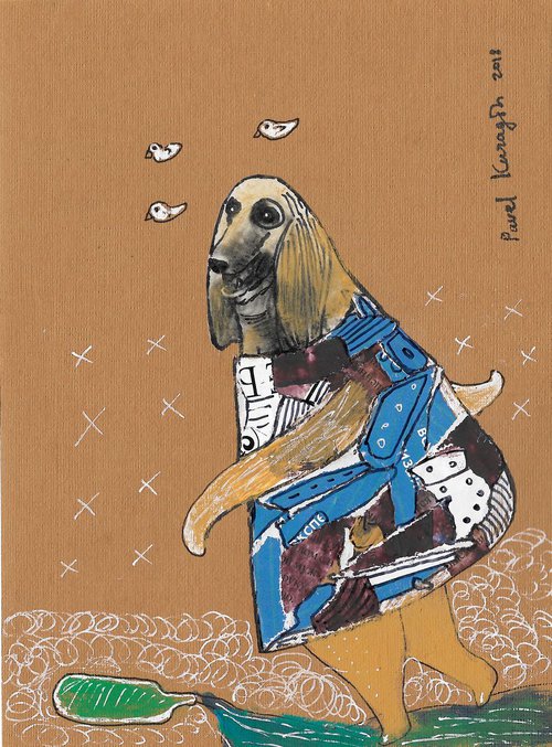 Drinking dog #18 by Pavel Kuragin