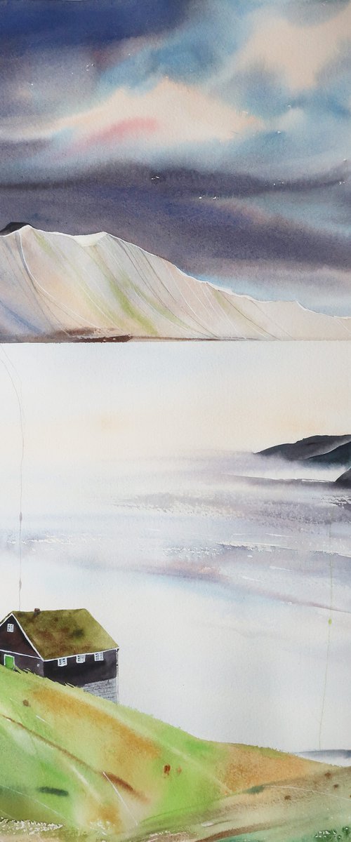 On the shores of Greenland by Alla Vlaskina