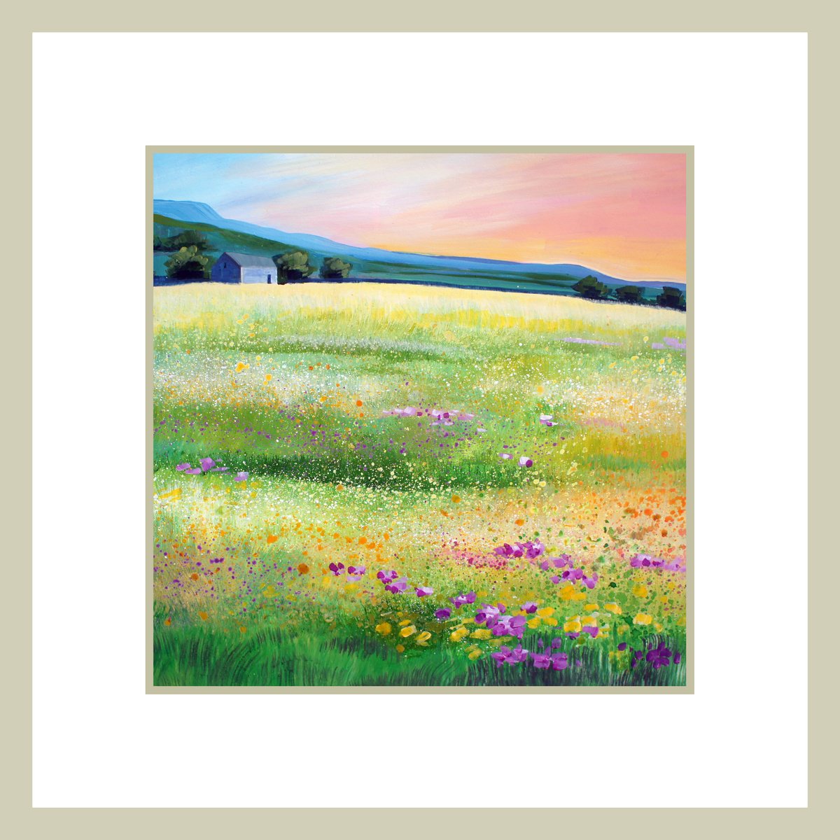 Field of Buttercups - Muker by Julia  Rigby