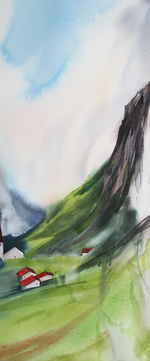Bernese Alps. by Alla Vlaskina