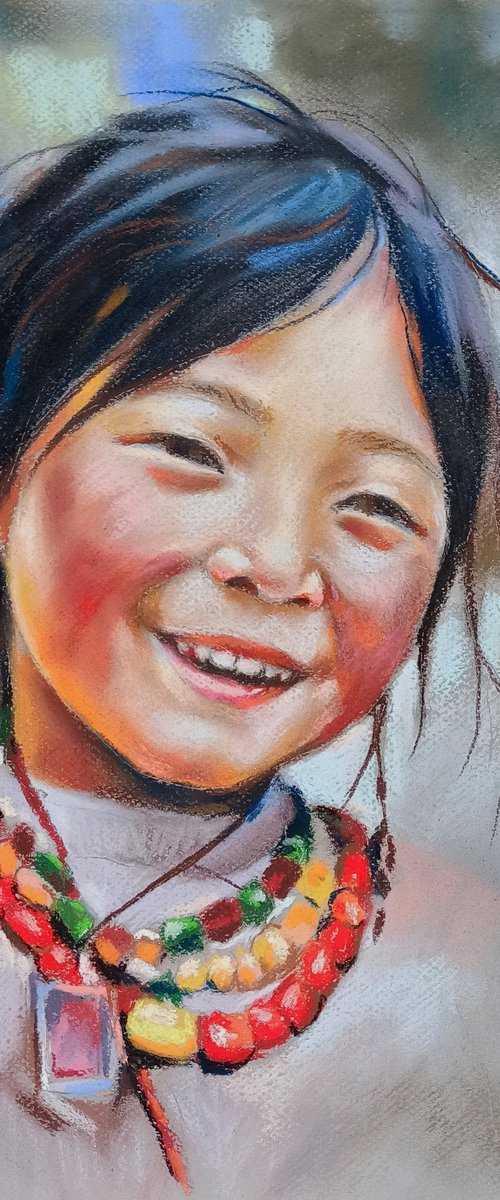 "Portrait of a Little Girl II" by Magdalena Palega