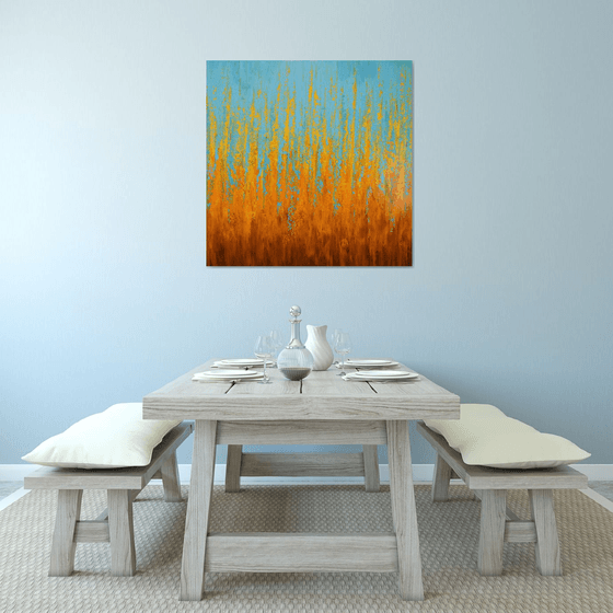 Vibrant Orange Blue