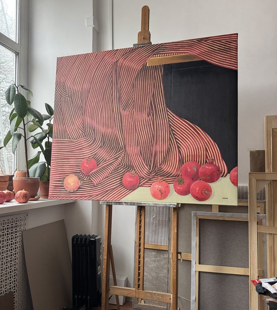 A love of pomegranates and silk