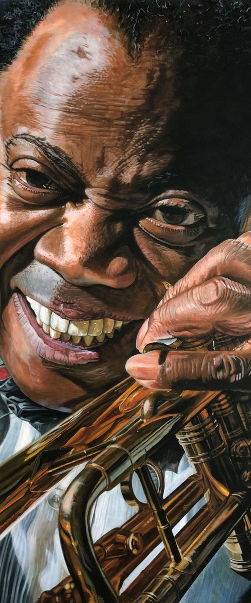 Louis Armstrong by MICHAEL STEWARD