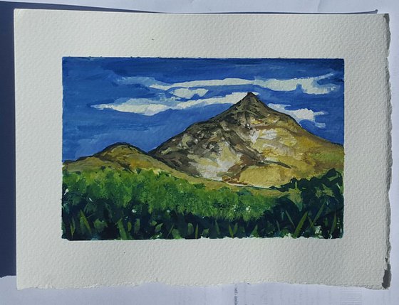Blue Skies & Green Fields over The Sugarloaf Mountain ..FREE SHIPPING