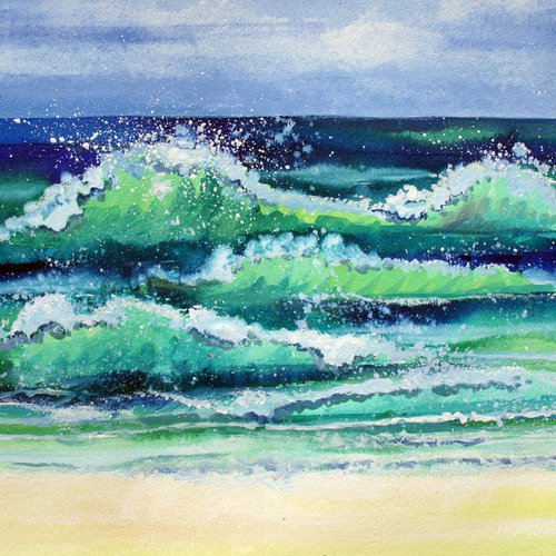 Waves#1 by Julia  Rigby