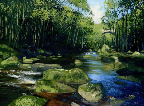 River Esk, East Arncliff Wood by James McGairy