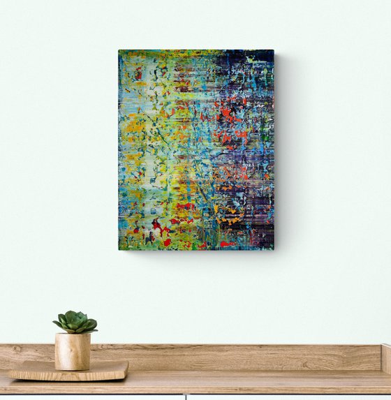 45x35 cm Small Abstract Painting Original Oil Painting Canvas Art