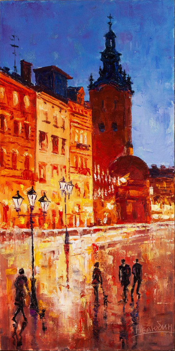 "Old city lights", city landscape