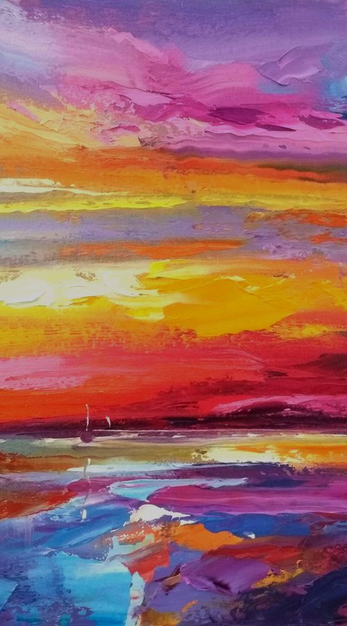 Abstract seascape 06 by Andrej  Ostapchuk
