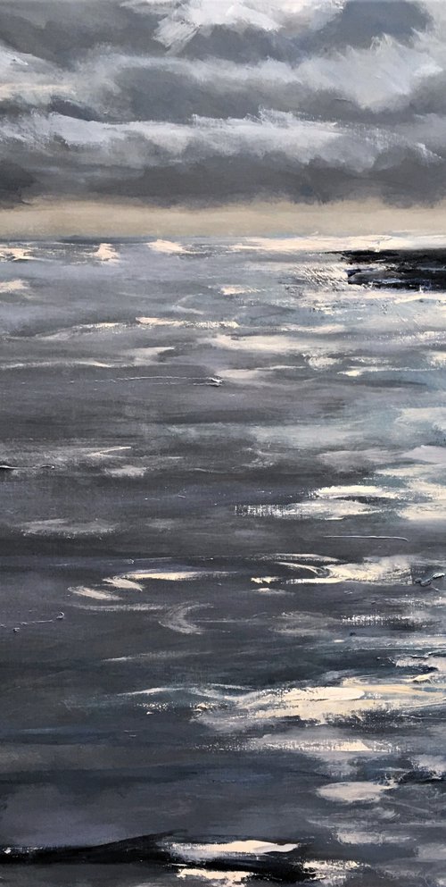 Storm Clouds and Light, February by Nikki Wheeler