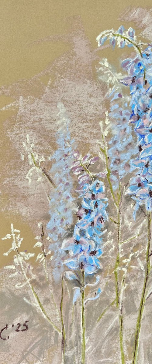 Blue Flowers by Alla Semenova