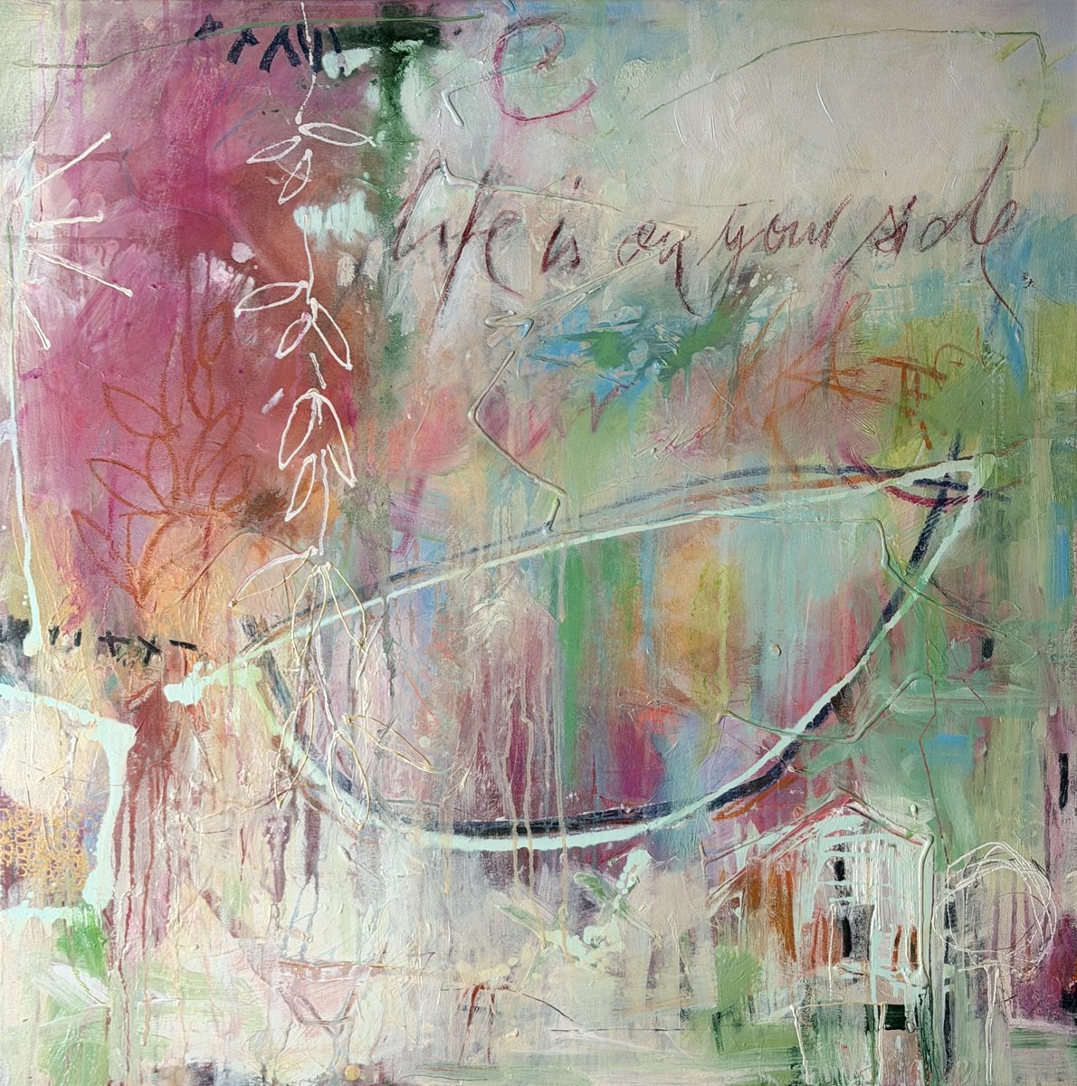 Life Is On Your Side No.1 By Bea Schubert, 31 X 31, Artwork For Sale On Artfinder