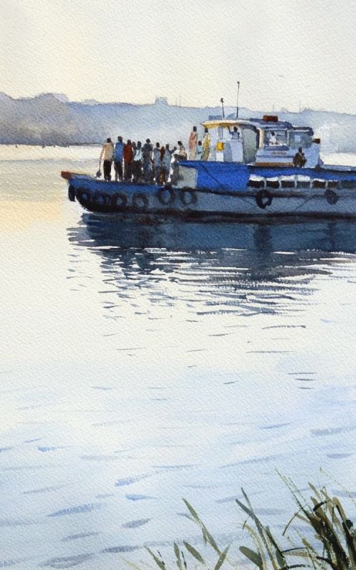 The Morning Ferry by Ramesh Jhawar