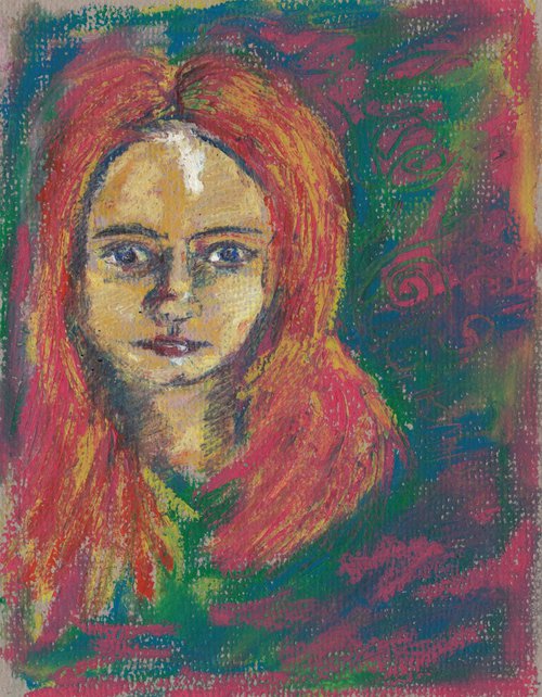 Flamed Haired Girl by Catherine O’Neill