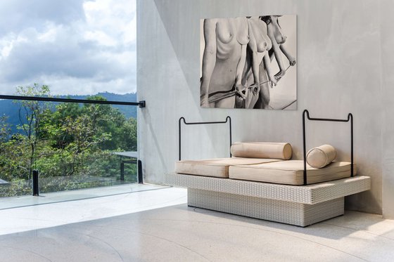 Sunbathing - Erotic Art - House Decor